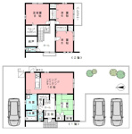 新築一戸建て 奈良県大和高田市大字田井 近鉄南大阪線 浮孔駅 徒歩3分の画像１