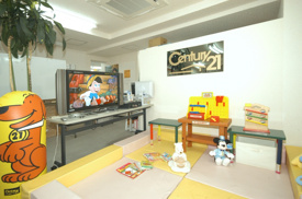 小さなお子さんがご一緒でも安心のキッズコーナーの画像
